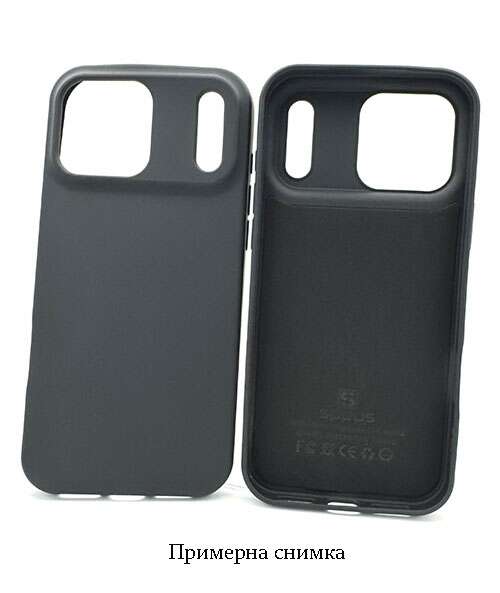 My Choice SPEUS No.2 Силиконов кейс Motorola Moto G06 - Черен (16-E4)