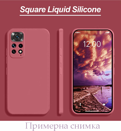 Калъф за Realme 8i – силиконов SL (виненочервен)