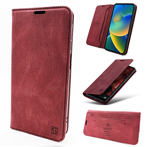SPEUS No.1 Калъф за Honor 400 Lite - Червено (6-B1)