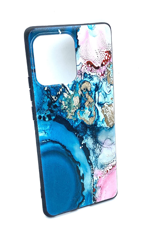 Тюркоазен мрамор Tpu Кейс Motorola Edge 40 Pro (29-E4)