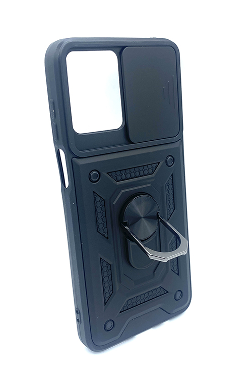 Удароустойчив Кейс с Ring Motorola Moto G13/G23/G53 - Черен (19-F3)