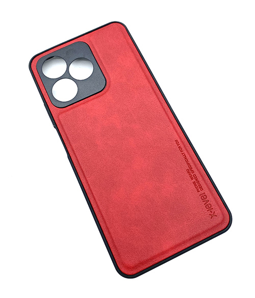 Калъф за Realme C53 – X-Level Leather (червен)