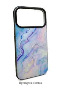 Кейс IMD за Samsung Galaxy A16 - Мрамор Син/Розов (20-F4)