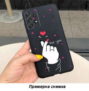 Tpu Кейс със снимка Motorola Moto E13 (2023) - For You/Черен (29-C14)