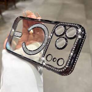 Luxury MagSafe Diamond Transparent Кейс Samsung Galaxy A36/A56/A37 - Черен (29-E4) Luxury MagSafe Diamond Transparent Кейс Samsung Galaxy A36/A56/A37 - Черен (29-E4)