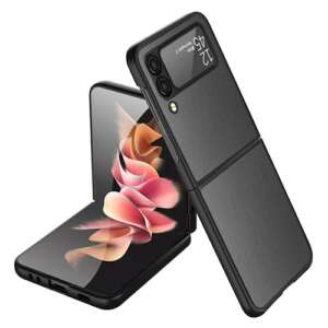 Кожен Кейс Samsung Galaxy Z Flip3 5G - Черен (21-B3)