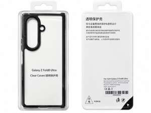 Clear Cover за Samsung Galaxy Z Fold 8 Ultra - Черна рамка Clear Cover за Samsung Galaxy Z Fold 8 Ultra - Черна рамка