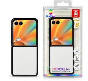 Калъф за Samsung Galaxy Z Flip 8 – Buenos Protection (бял)